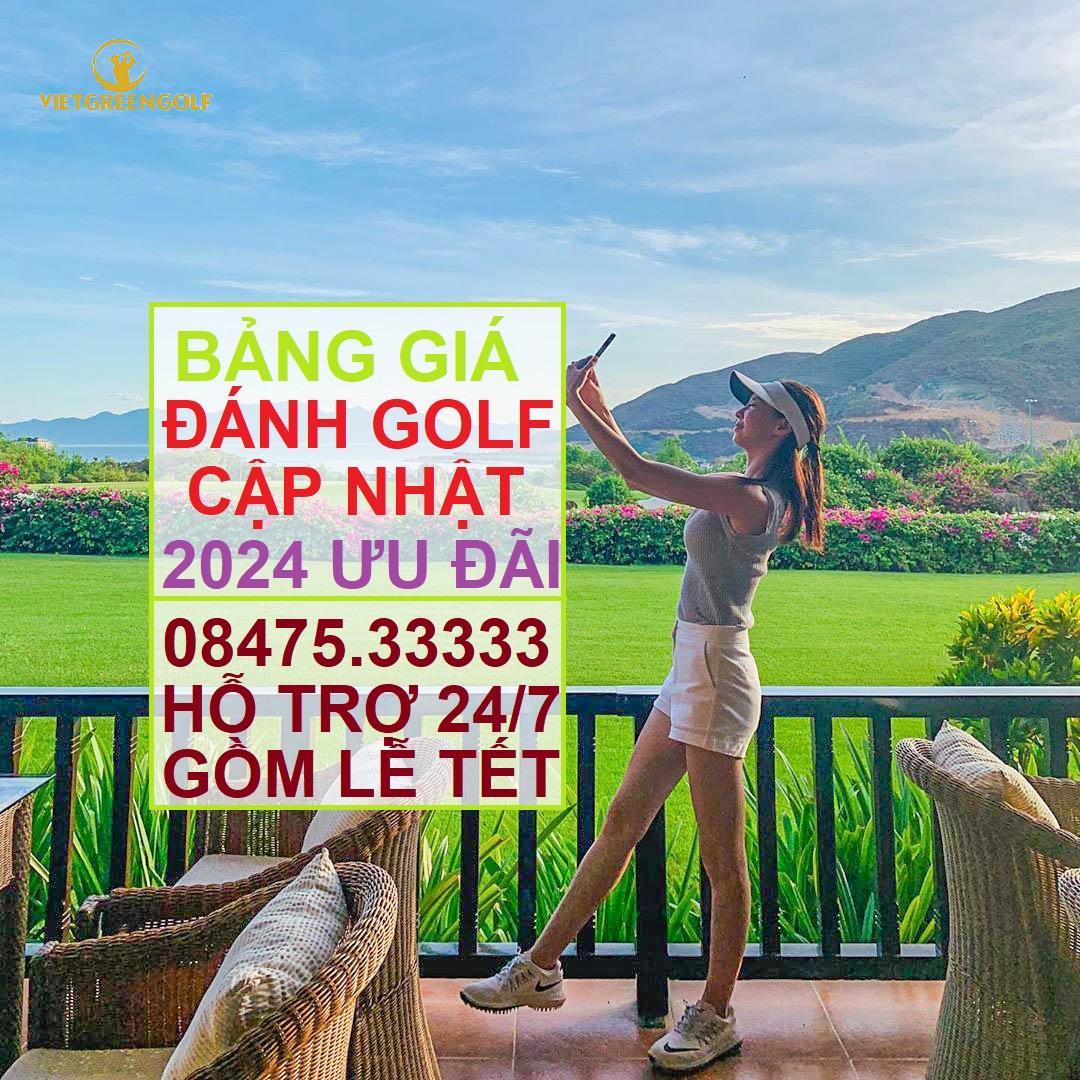 Bảng giá sân golf tháng 2-2024 cập nhật