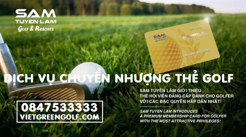 Dịch vụ ký gửi chuyển nhượng thẻ hội viên Golf 