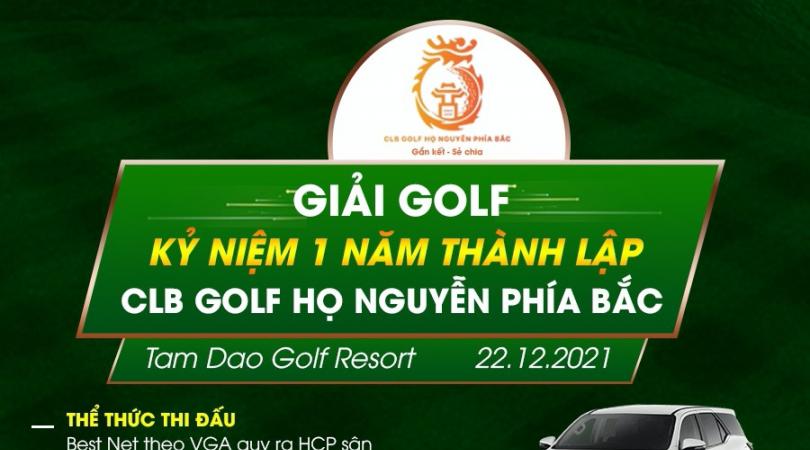 CLB Golf Họ Nguyễn phía Bắc hướng đến kỷ niệm một năm thành lập
