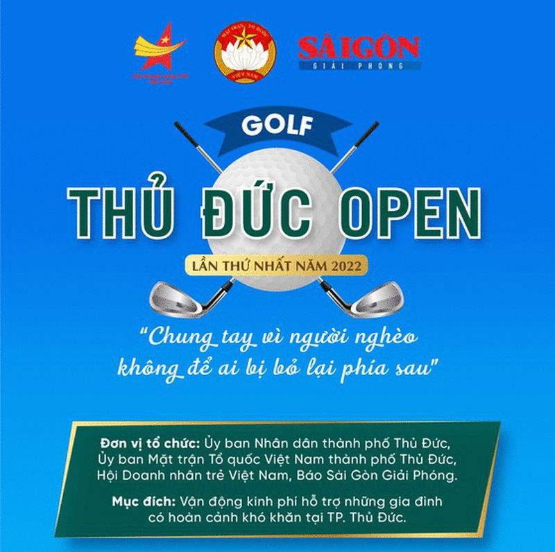 Sắp diễn ra giải golf Thủ Đức Open gây quỹ “Vì người nghèo”