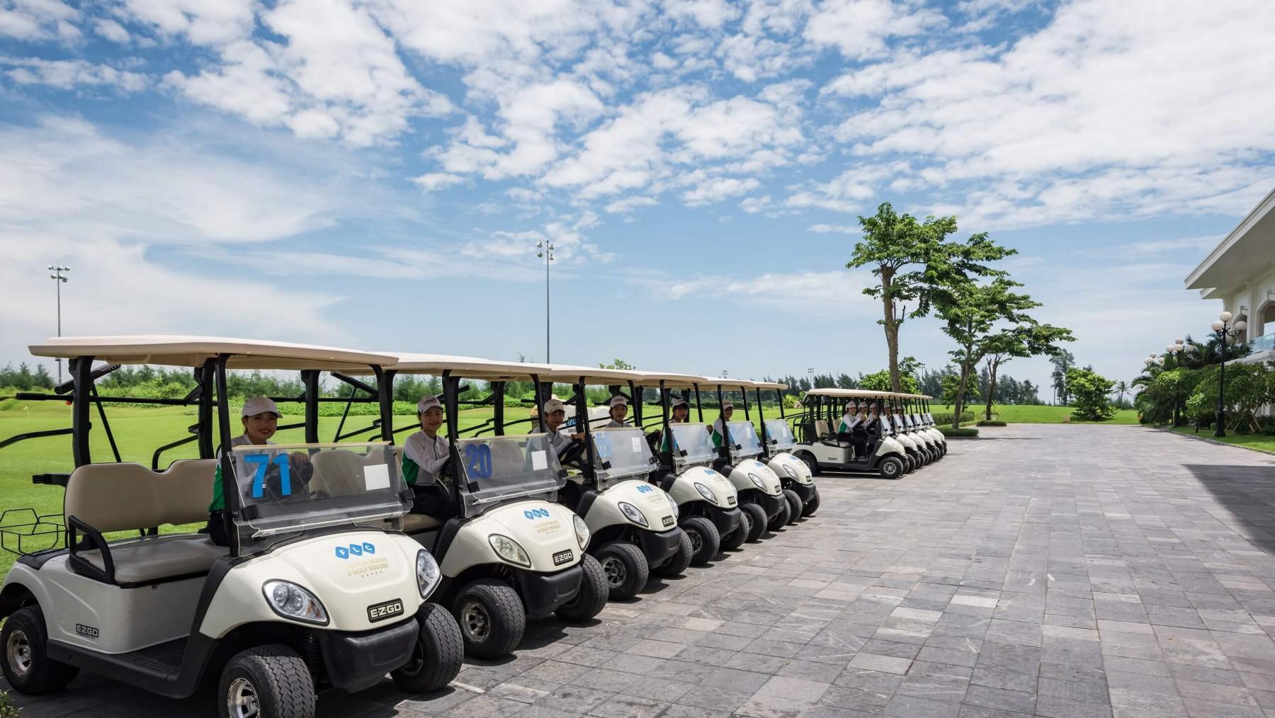 Tee off sân golf FLC Sầm Sơn 18 hố cuối tuần