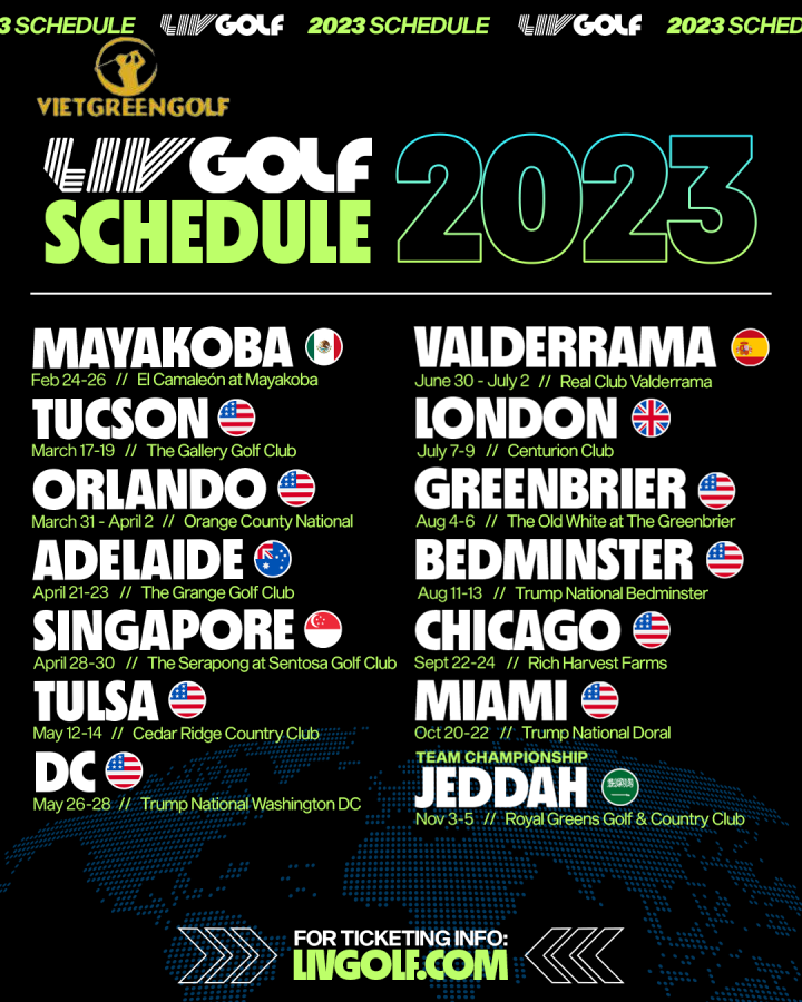 TOUR DU LỊCH LIV GOLF SINGAPORE 2023 - KS 4 SAO, 2V GOLF VIP