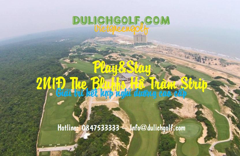 Play&Stay Hồ Tràm 2N1Đ: 1 Vòng Golf + 1 Đêm The Grand Hồ Tràm Strip 5*