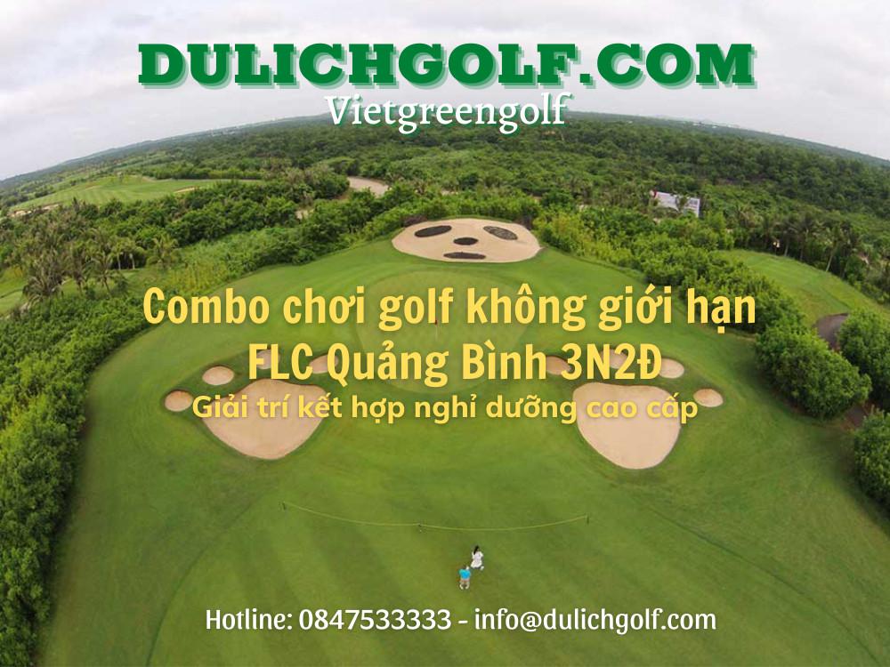 COMBO CHƠI GOLF KHÔNG GIỚI HẠN, BAY BAMBOO AIRWAYS, NGHỈ HẠNG SANG TẠI FLC QUẢNG BÌNH 