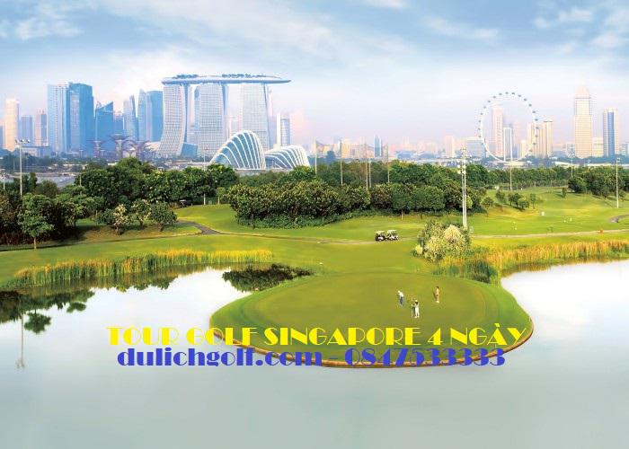 Tour du lịch Golf Singapore 4 ngày+ks 5 sao+2 vòng golf+ Bay VN/SQ