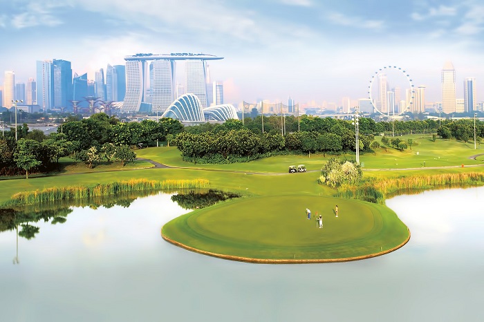 Marina Bay Golf Course, Sân golf Marina Bay Golf Course, Sân Marina Bay Golf Course Singapore