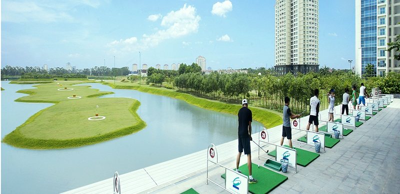 Viet Green Golf, sân golf BRG Golf Center, Mipec Golf Club, sân golf Ciputra, sân golf Mỹ Đình Pearl, Hà Nội Golf Club, sân golf Long Biên, sân golf Hà Đông, Viettime, Đảo Sen Golf, sân golf Phương Đông